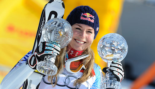 Lindsey Vonn gewann in Vancouver je eine Gold- und Bronzemedaille