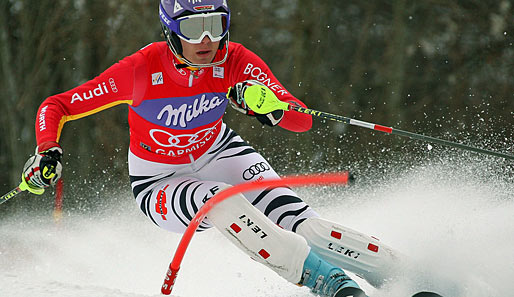 Maria Riesch holte in Vancouver zwei Goldmedaillen (Super-Kombi, Slalom)