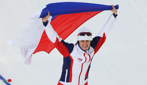 Martina Sablikova gewann olympisches Gold in Vancouver über 3000 und 5000m
