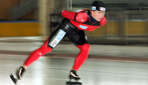 Claudia Pechstein gewann insgesamt fünfmal Olympisches Gold
