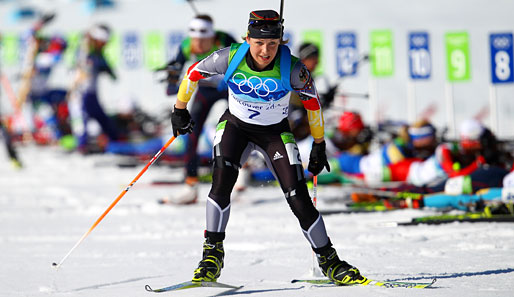Magdalena Neuner holte bislang sieben WM-Goldmedaillen und eine Silbermedaille