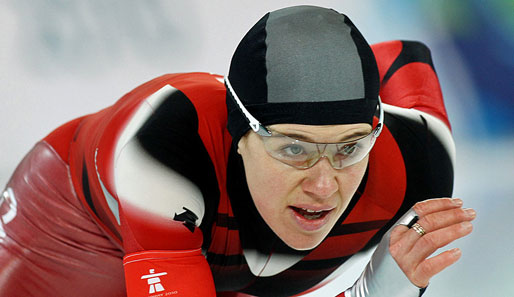 Clara Hughes sicherte sich bei den Olympischen Spielen in Vancouver 2010 die Bronzemedaille
