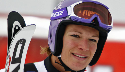 Maria Riesch wurde 2010 Olympiasiegerin in der Super-Kombination