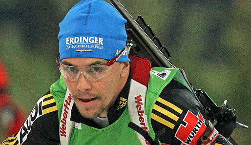 <b>Michael Greis</b> hat im Jagdrennen des Biathlon-Weltcups von Hochfilzen als <b>...</b> - michael-greis-biathlon-hochfilzen-514