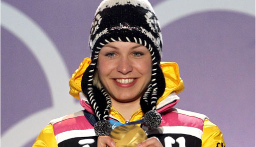 Magdalena Neuner holte bei den Olympischen Winterspielen in Vancouver zwei Goldmedaillen