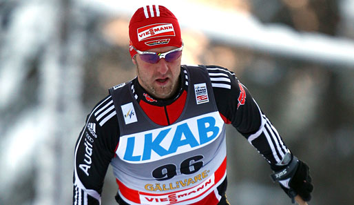 Der 31-jährige Axel Teichmann gewann bei 2010 die olympische Silbermedaille im 50 km Massenstart