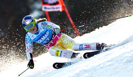 Lindsey Vonn lief in Cortina d'Ampezzo zu ihrem fünften Saisonsieg