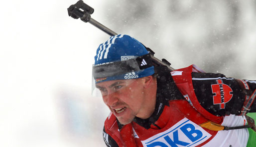 Michael Greis feierte seinen ersten Weltcupsieg in Hochfilzen 2006
