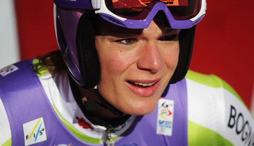 Maria Riesch holte im ersten Wettkampf der WM in Garmisch-Partenkirchen Bronze