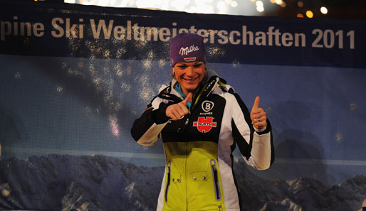 Maria Riesch kann bei der Super-Kombi an den Start gehen
