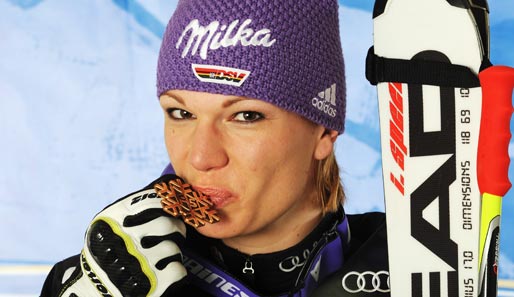 Maria Riesch will nach ihrer Bronzemedaille nachlegen
