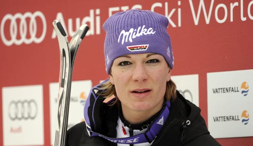 Maria Riesch schied in Spindlermühle aus, der Gesamtweltcup ist in Gefahr
