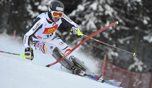 Felix Neureuther belegte in Alta Badia im Slalom einen starken dritten Rang