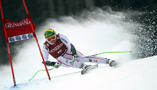 An Ski fahren ist nicht zu denken - Klaus Kröll kann noch nicht mal voll trainieren