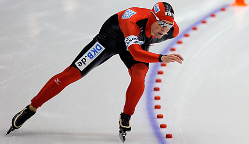 Claudia Pechstein hat ihren nächsten Sieg im Eisschnelllauf-Weltcup nur knapp verpasst