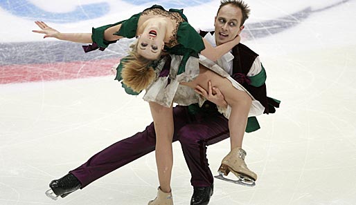 Nelli Zigantschina und Alexander Gazsi haben ihren vierten Meistertitel im Eistanz gewonnen