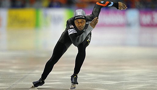 Shani Davis gewann in Astana das Rennen über die 1500-Meter-Distanz