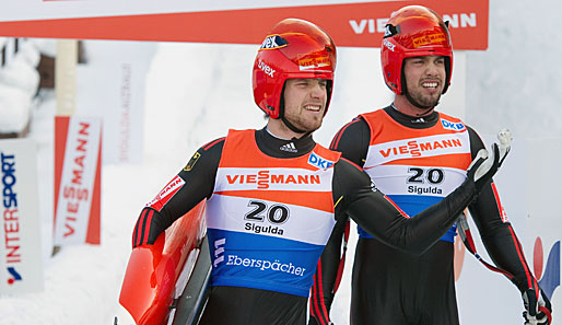 Tobias Wendl und Tobias Arlt siegten auch in Sigulda