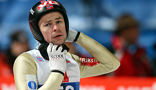 Dem Norweger Anders Jacobsen verging vor der Weltcup-Premiere in Wisla das Lachen