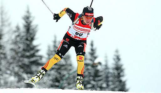Andrea Henkel wird der Staffel beim Heim-Weltcup in Oberhof nicht zur Verfügung stehen