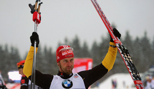 Axel Teichmann konnte mit Tobias Angerer im Teamsprint Rang drei belegen
