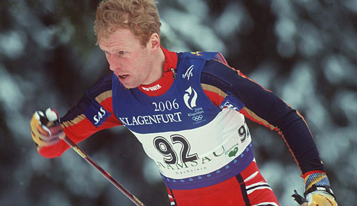 Norwegens-Langlaufikone Björn Dählie bei der Ski-WM 1999 in Österreich