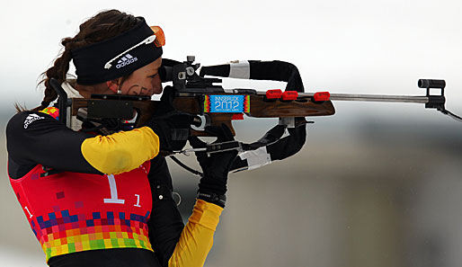 Franziska Preuß ist bisher der Star der deutschen Biathlon-Meisterschaften