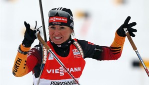 Die Staffel rund um Andrea Henkel siegte souverän in den französischen Alpen