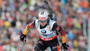 Andrea Henkel gewann in ihrer Karierre bereits zwei olympische Goldmedaillien