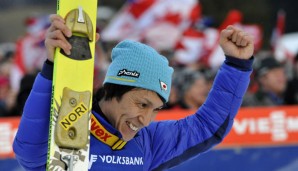 Noriaki Kasai kürte sich zum ältesten Weltcup-Sieger aller Zeiten