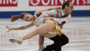 Nelli Zhiganshina und Alexander Gazsi haben sich zum Auftakt der Saison Bronze geholt