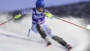 Maria Pietilä-Holmner siegte im Slalom vor Tina Maze