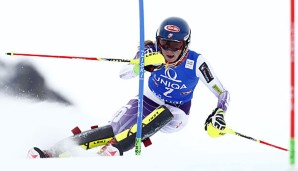 Mikaela Shiffrin fuhr im Slalom von Kühtai ganz nach oben