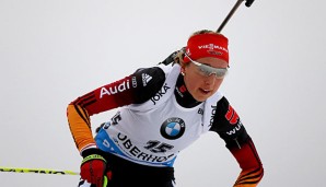 Franziska Preuß ist in Oberhof auf den sechsten Platz gelaufen