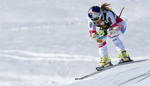 Lindsey Vonn war auch im Training in St. Moritz die Schnellste