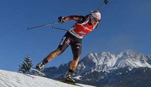 Miriam Gössner hat im deutschen Biathlon-Team derzeit einen schweren Stand
