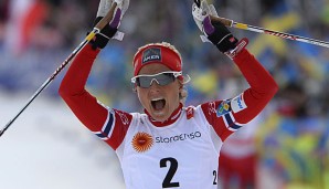 Therese Johaug ließ beim Skiathlon nichts anbrennen