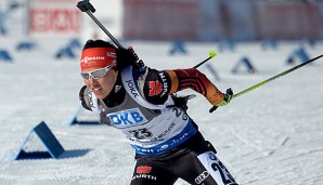 Laura Dahlmeier erkämpfte sich in der Verfolgung Rang drei