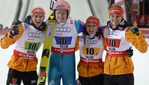 Das deutsche Team holt die Mixed-Goldmedaille vor Norwegen