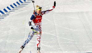 Neue Weltmeistern: Dorin Habert feiert ihren Titel