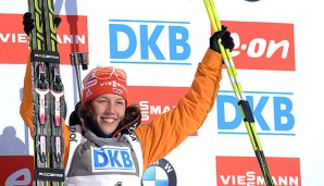Laura Dahlmeier holt für den DSV die zweite Medaille bei der Biathlon-WM in Kotiolahti