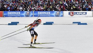 Die deutschen Frauen um Laura Dahlmeier laufen bei der Biathlon-WM in Kontiolahti