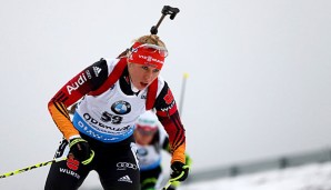 Karolin Horchler sicherte sich in der Verfolgung den zweiten Platz