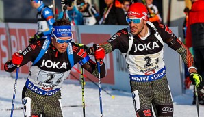 Simon Schempp und Arnd Peiffer hoffen auf eine Medaille im Sprint
