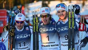 Norwegen feiert im Weltcup der nordischen Kombinierer in Lillehammer einen Dreifacherfolg