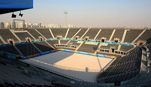Olympia 2008, Peking, Wettkampfstätten, Beachvolleyball, Beachpark Chaoyang