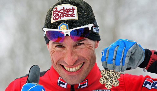 Giorgio Di Centa gewann 2006 bei Olympia Gold über 50 Kilometer und mit der italienischen Staffel