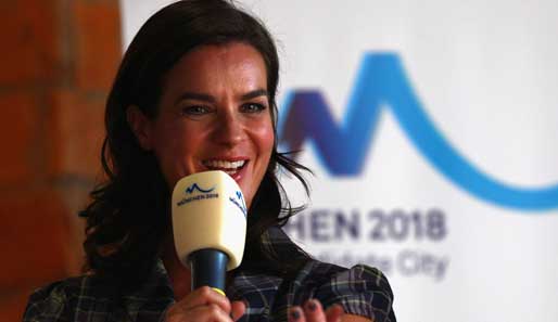 Vor der Vergabe der olympischen Winterspiele ist Katharina Witt zuversichtlich