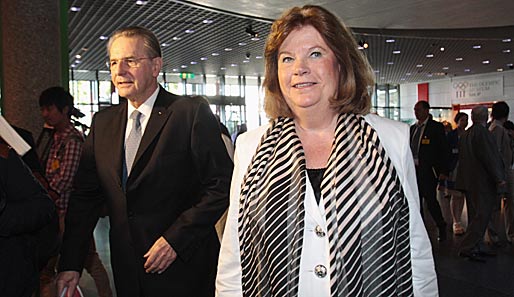 Jacques Rogge ernannte Gunilla Lindberg (r.) zur Chefin der IOC-Koordinierungskommission