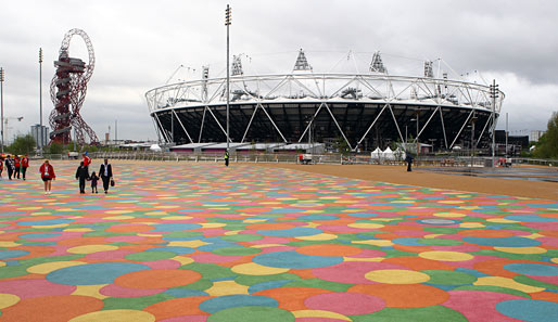 In diesem schönen Stadion in London werden 2012 die olympischen Spiele ausgetragen